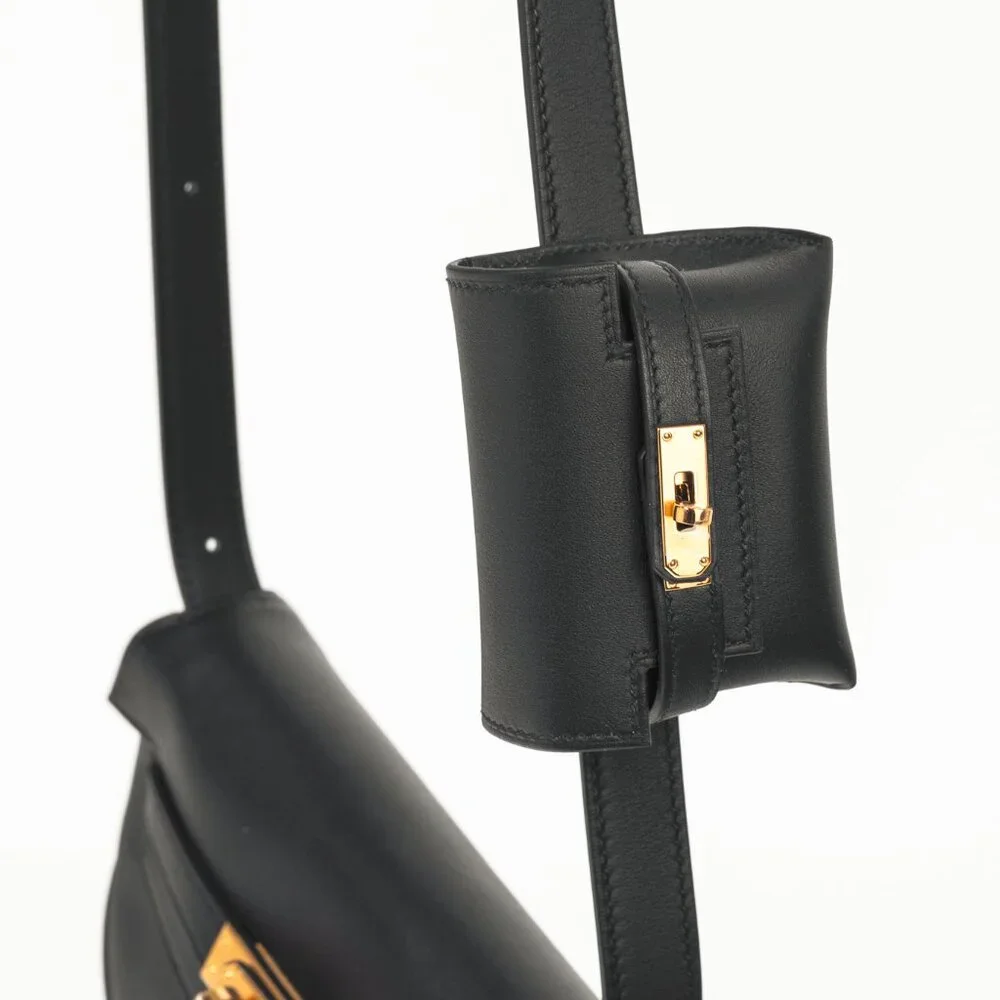 Hermes Kelly Moove Black Swift Leather GHW Shoulder Bag - Picture 7 of 16